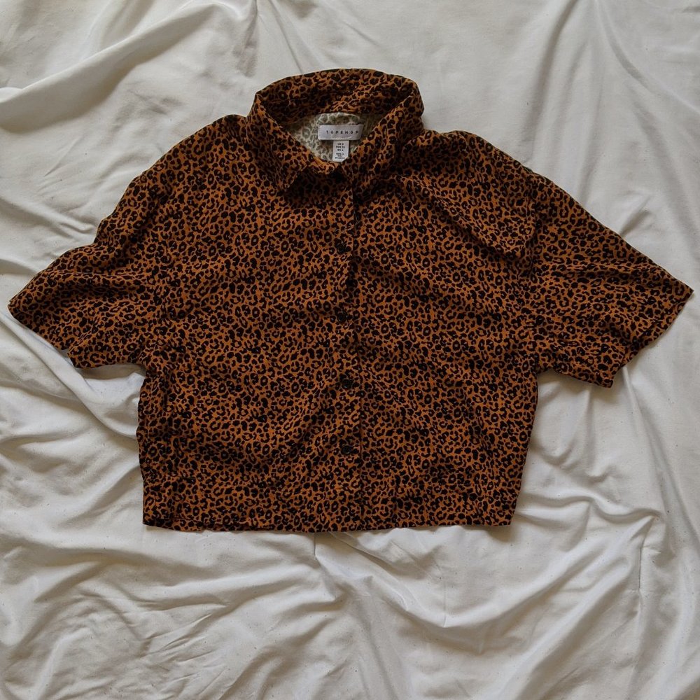 Topshop Button Down Top
